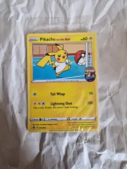 Pikachu On The Ball 001/005 Special Futsal Promo Pokemon Card New & Sealed - Image 1