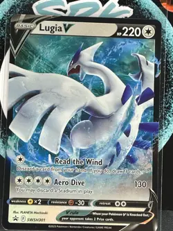 Lugia V SWSH301 SWSH: Sword & Shield Promo Cards Holo - Image 1