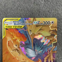 Pokemon TCG Hidden Fates Moltres Zapdos Articuno Holo Rare Pokemon Card NM - Image 5