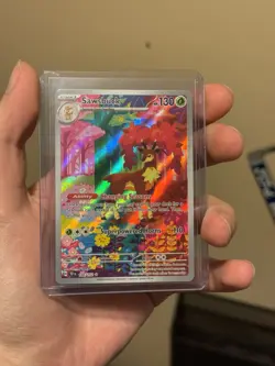 Pokemon Temporary Forces Sawsbuck Super Rare Card - Image 1