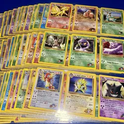 Pokemon GYM CHALLENGE Set COMPLETE Unlimited Edition NON HOLO Cards #21-132 NM - Image 1