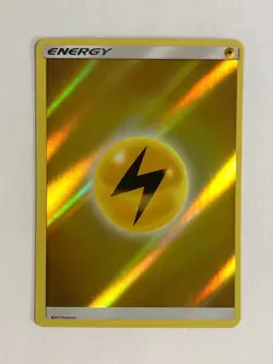 Pokemon Card 2017 Reverse Holographic Lightning Energy Near Mint - Image 1