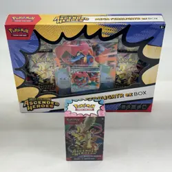 Pokemon TCG Ascended Heroes Booster Bundle + Mega Feraligatr Ex Box New Sealed - Image 2