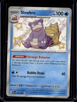 2024 Pokemon Paldean Fates Slowbro #117/091 - Image 1