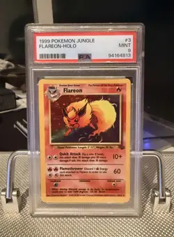 1999 Pokemon Flareon 03/64 Jungle Holo - Image 1