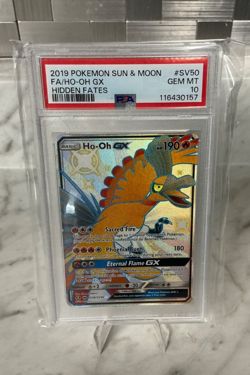 Ho-Oh GX SV50/SV94 Hidden Fates 2019 Pokemon - PSA 10 - Gem Mint SV50 - Image 1