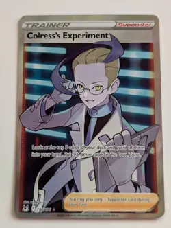 Colress’s Experiment 190/196 Lost Origin Full Art Rare Pokemon Card NM - Image 1
