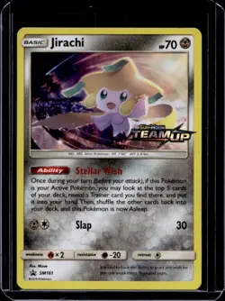 2016-19 Pokemon SM Black Star Promos Jirachi #SM161a - Image 1