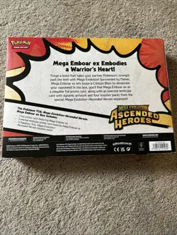 Pokemon Mega Emboar Ex Box Ascended Heroes (SEALED✅) - Image 2