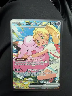Pokemon Lillie's Clefairy EX SIR 280/217 Ascended Heroes - Image 1