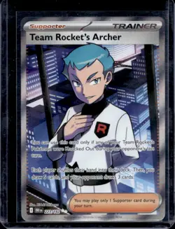 2025 Pokemon Destined Rivals Team Rocket's Archer #223/182 - Image 1