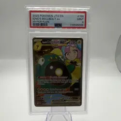 Pokemon TCG Iono's Bellibolt ex Holo Hyper Rare Sv09 188/159 280 HP PSA 9 - Image 1