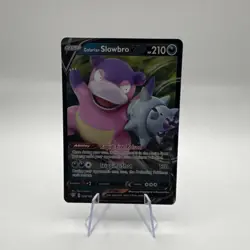 Pokemon TCG Galarian Slowbro V Holo Ultra Rare 099/189 Darkness Ablaze 210 HP - Image 1
