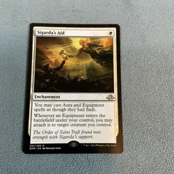 MTG- Sigarda's Aid- Eldritch Moon- Near Mint Cond- MAGIC CARD - Image 1