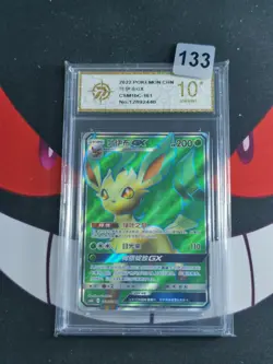 Pokemon TCG S-Chinese CSM1bC 161/151 SR Leafeon GX Holo-P gold 10 - Image 1