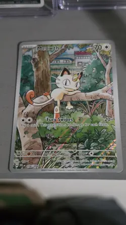 Meowth - Illustration Rare - Phantasmal Flames - Pokemon TCG NM - Image 1
