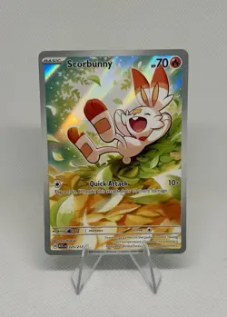 Pokemon TCG Scorbunny 225/217 Ascended Heroes Full Art Holo NM - Image 1