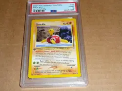2001 Pokemon NEO REVELATION SHUCKLE 1ST EDITION #51 PSA 9 - Image 1