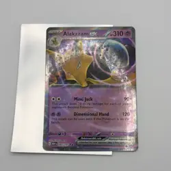 Pokemon TCG Alakazam ex 65/165 Scarlet & Violet 151 Double Rare Full Art Holo NM - Image 2