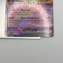 Pokemon TCG Alakazam ex 65/165 Scarlet & Violet 151 Double Rare Full Art Holo NM - Image 5