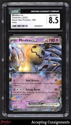 2023-24 Pokemon Scarlet & Violet Black Star Promos #004 Mimikyu EX CGC 8.5 NM/MT - Image 1