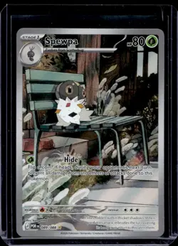 2026 Pokemon Perfect Order Spewpa Illustration Rare #089/088 - Image 1