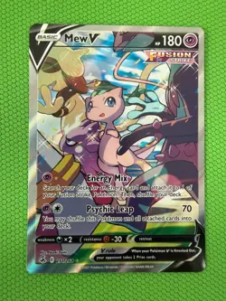 Pokemon Mew V SWSH08 Fusion Strike Alternate Art - Image 1