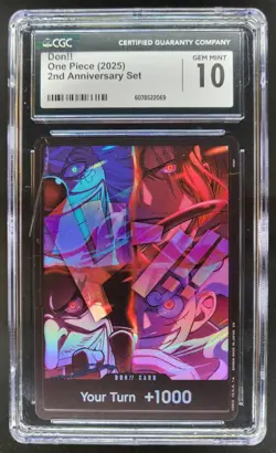 2025 ONE PIECE DON!! 2ND ANNIVERSARY SET CGC 10 L PT - Image 1