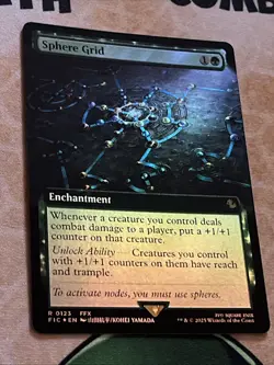 Final Fantasy Magic: The Gathering Sphere Grid Extended Art Foil Card #123 - Image 2