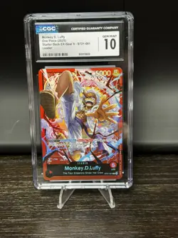 ⭐MONKEY D. LUFFY ST21-001 LEADER CGC 10 2025 ONE PIECE⭐ - Image 1