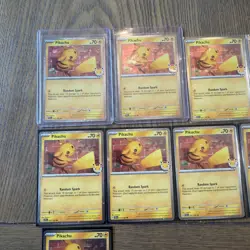 Pikachu 51/162 - Temporal Forces - Promo CosmosPokemon Card - M/NM bundle of 13 - Image 1