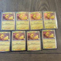 Pikachu 51/162 - Temporal Forces - Promo CosmosPokemon Card - M/NM bundle of 13 - Image 3