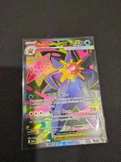MEGA Starmie EX Perfect Order Pokemon Card Full Art ENGLISH - Image 1