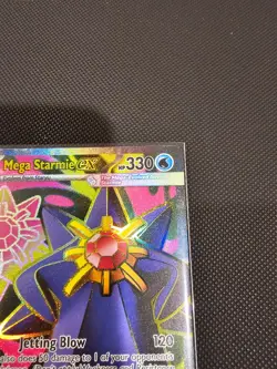 MEGA Starmie EX Perfect Order Pokemon Card Full Art ENGLISH - Image 3