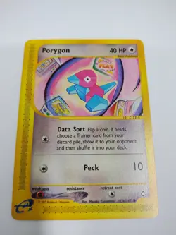 MINT Porygon 103b/147 Aquapolis Common English Pokemon Card - Non Holo - Image 1