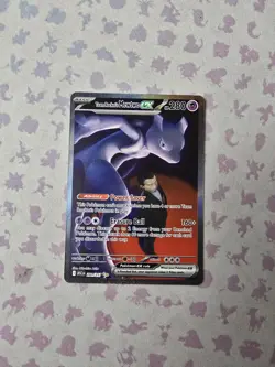 Team Rocket's Mewtwo ex 281/217 SIR Ascended Heroes Holo Pokemon Card - Image 1