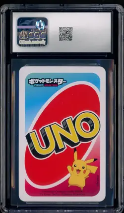 2021 Pokemon Playing Cards Japanese Pocket UNO 2 Yellow Scorbunny CGC 10 - Image 2