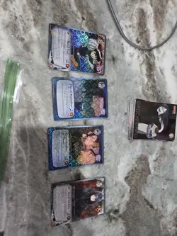 Bandai Naruto CCG Mixed Lot Rock Lee Itachi Uchiha Ninja Jutsu Foil Cards - Image 2