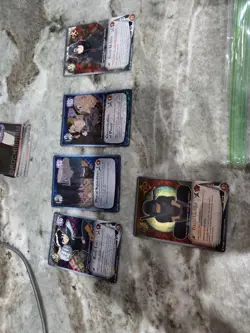 Bandai Naruto CCG Mixed Lot Rock Lee Itachi Uchiha Ninja Jutsu Foil Cards - Image 3