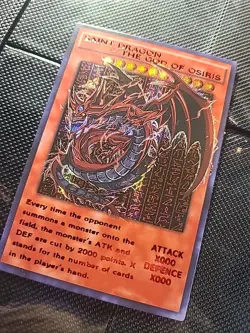 Slifer The Sky Dragon Egyptian God Cards ACG Card Holo Anime Yugioh Alt Art Rare - Image 2
