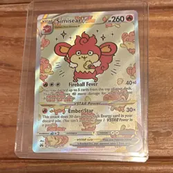 Simisear VSTAR & Hisuian Samurott V Crown Zenith Pokemon Holo Cards Lot - Image 1
