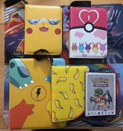 Vintage & Modern Pokemon Accessories Toys Fire Gold Card Binders Etc Pikachu - Image 1