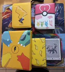 Vintage & Modern Pokemon Accessories Toys Fire Gold Card Binders Etc Pikachu - Image 2