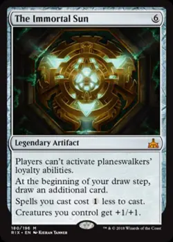 The Immortal Sun - Medium Play MTG Rivals of Ixalan - Image 1