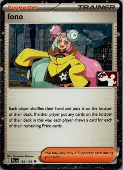 Iono Uncommon Prize Pack Series Cards 185/193 NM - Image 1