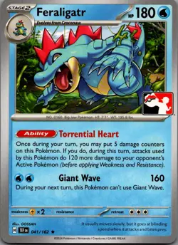 Feraligatr Rare Prize Pack Series Cards 041/162 NM - Image 1