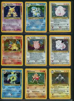 Complete Master Base Set 2 130/130 WOTC Vintage Pokemon Cards Charizard HOLO - Image 3
