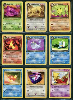 NM/M COMPLETE Pokemon 1st Edition TEAM ROCKET 48-Card All UNCOMMON COMMON Set - Image 5