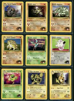 Pokemon Gym Heroes Set COMPLETE Non Holo 20-132 ALL 113 Binder Cards Lot NM/VLP - Image 3
