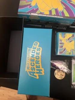 X5 Pokemon Ascended Heroes ETB Opened, Includes Promo Card And Extras, No Packs - Image 3